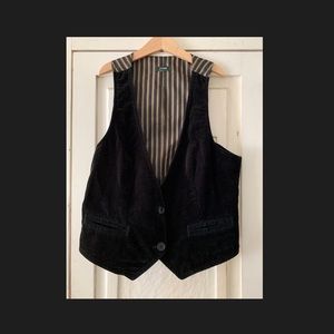 Vintage JCrew velvet vest